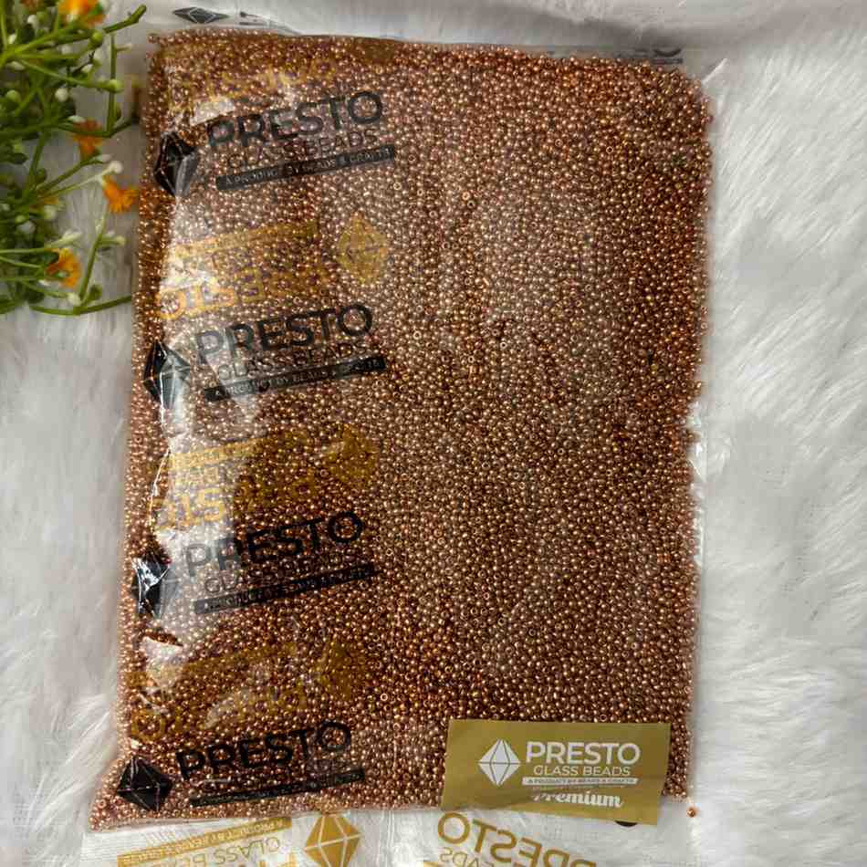 Presto Copper Sugar Beads