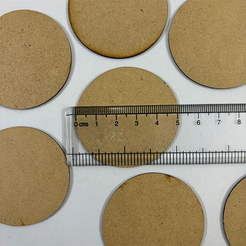 2 Inch Round MDF - 5 Pieces