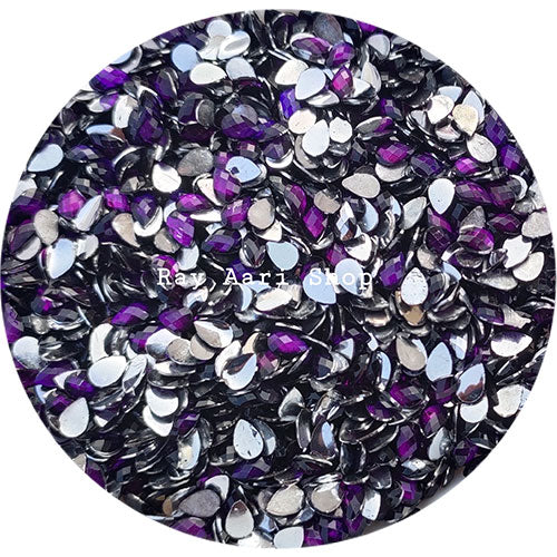 3 x 5 Thilagam Violet Kundan - 10 gm