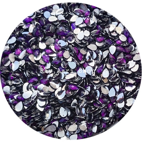 3 x 5 Thilagam Violet Kundan - 10 gm