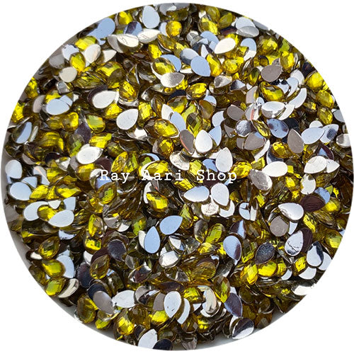 3 x 5 Thilagam Yellow Kundan - 10 gm