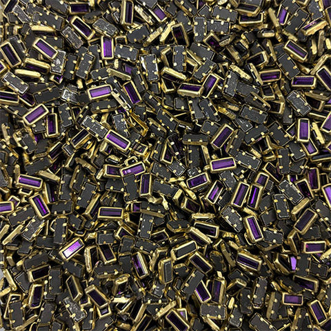 Violet 3 x 7 Glossy Stones