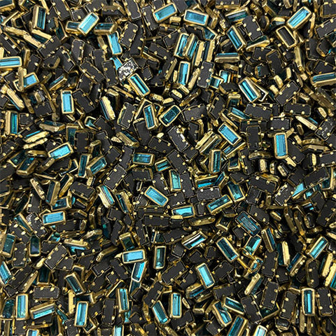 Sky Blue 3 x 7 Glossy Stones