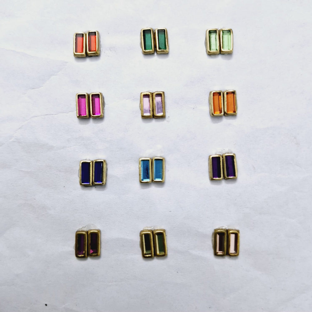3 x 7 Rectangle Glossy -[10 GM Each -  8 Colours]