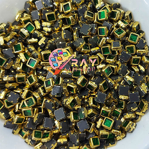 Dark Green 4 x 4 Glossy
