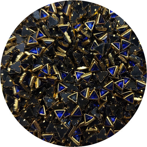 Dark Blue Triangle Glossy