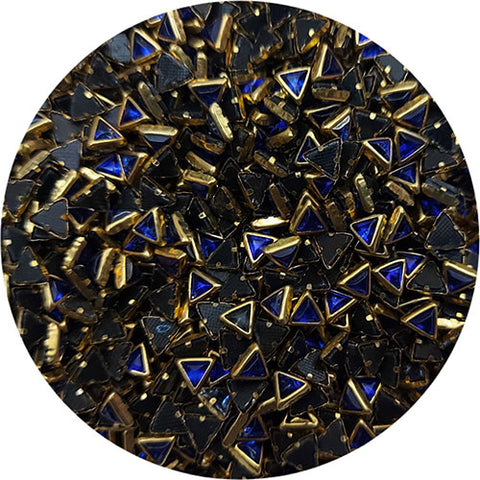 Dark Blue Triangle Glossy