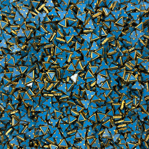 Sky Blue Mat - Triangle