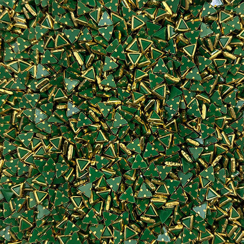 Dark Green Mat - Triangle