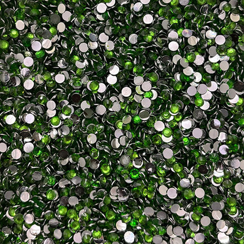 4mm Round Light Green Kundan - 10 gm