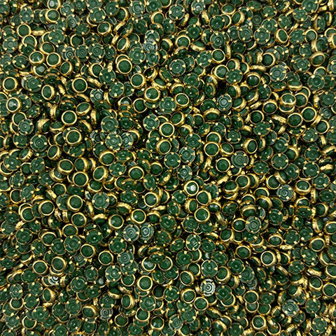 Dark Green 4mm Round Mat Stones