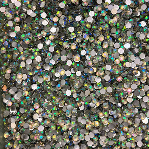4mm Round Rainbow Kundan - 10 gm