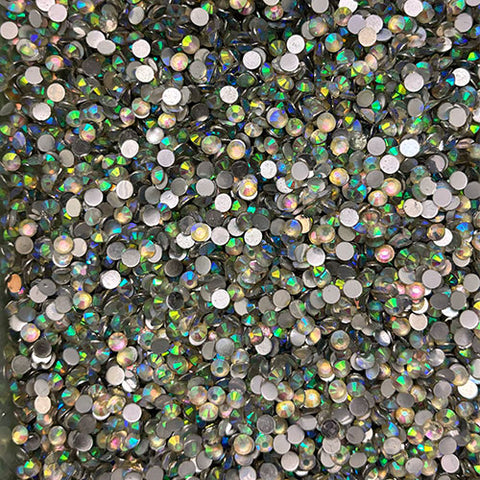 4mm Round Rainbow Kundan - 10 gm