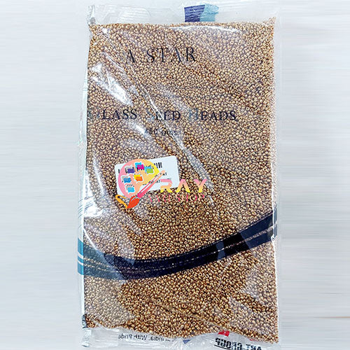 A Star  Gold Sugar beads