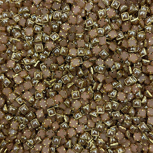 Ceramic Gold 4 x 4 Square