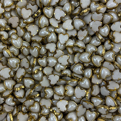 Ceramic Pearl Heart