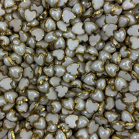 Ceramic Pearl Heart