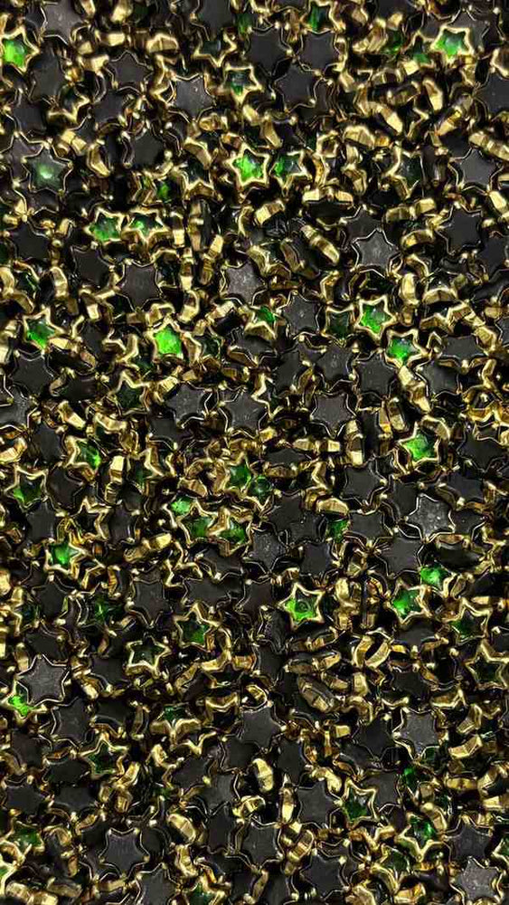 Dark Green Star Glossy