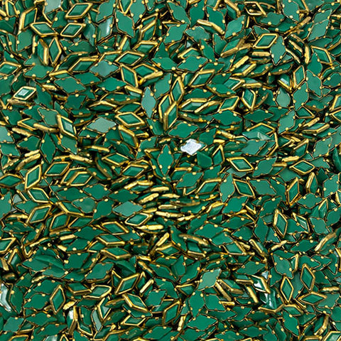 Rama Green Diamond Mat Stones