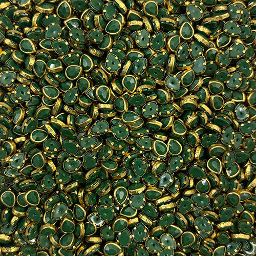 Dark Green Drop Mat