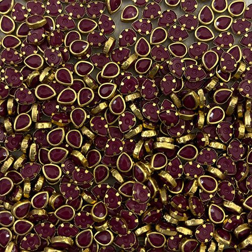 Maroon Drop Mat