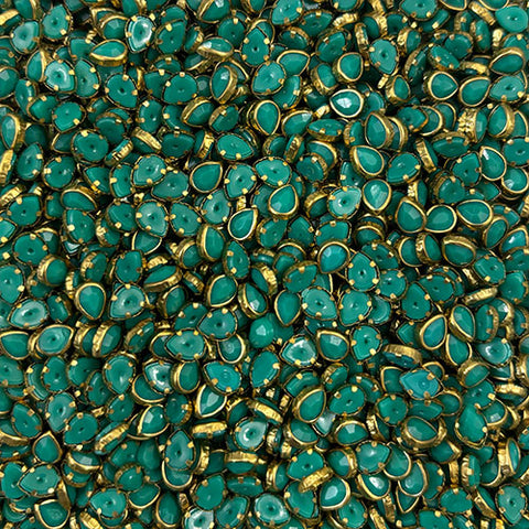 Rama Green Drop Mat Stones