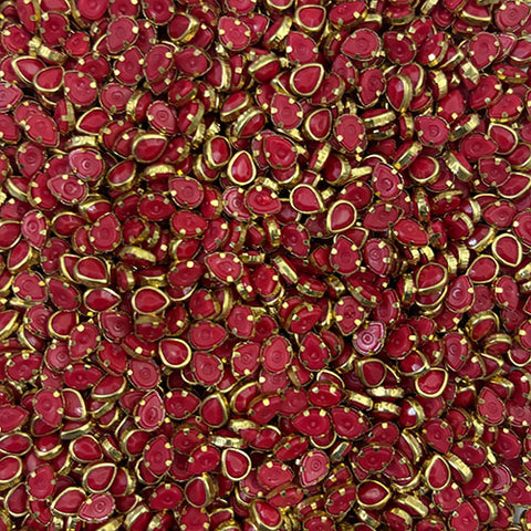 Red Drop Mat Stones