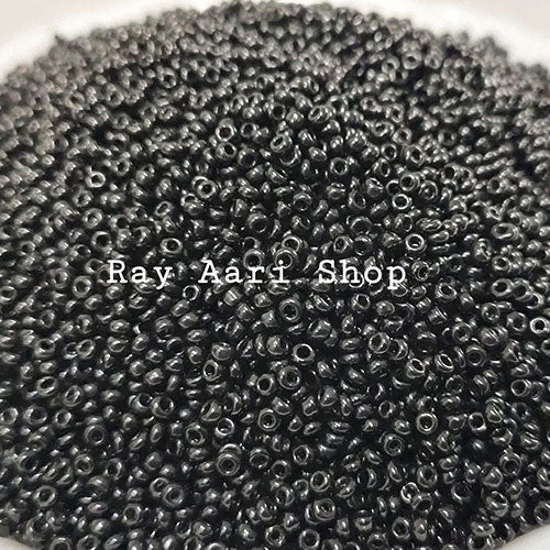 Black Glass Beads