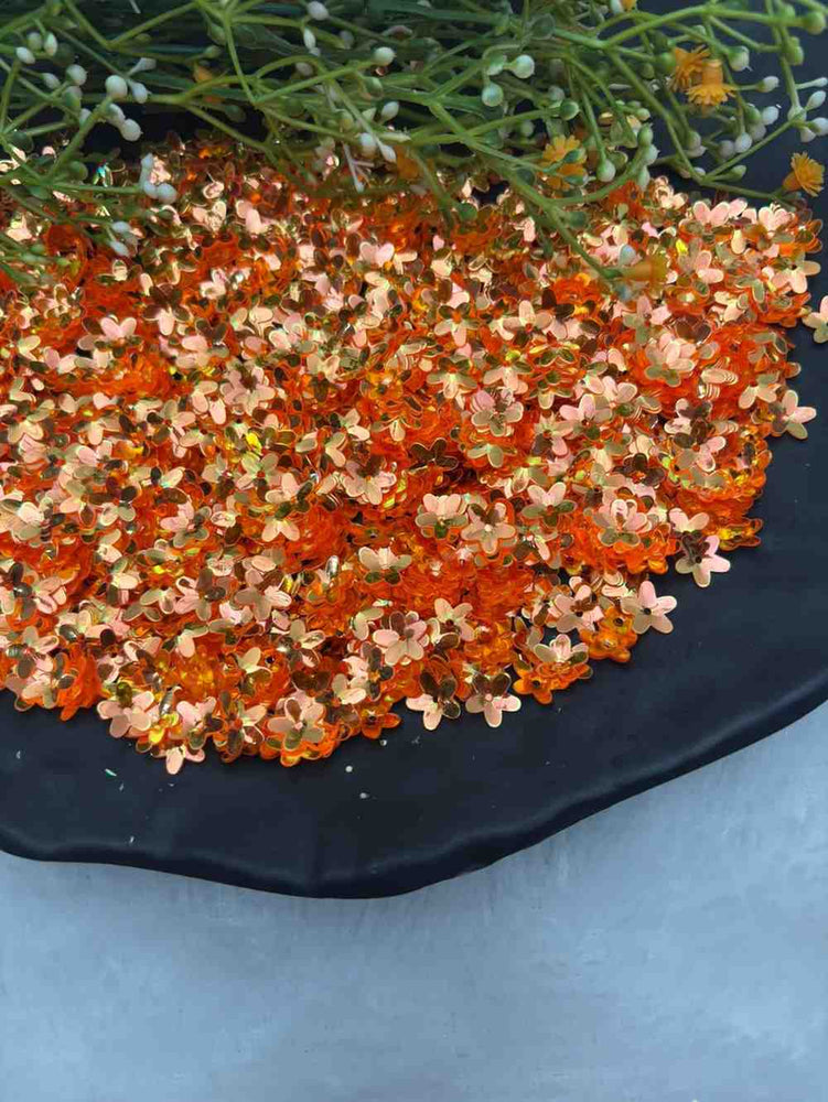 Orange Flower sequence - 10 gm