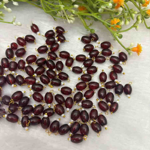 Maroon 4 x 7 Oval Hanging - 1 Pk