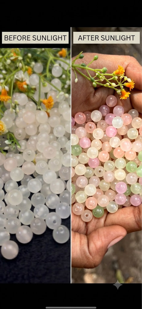 8mm Glowing Beads - 10 GM