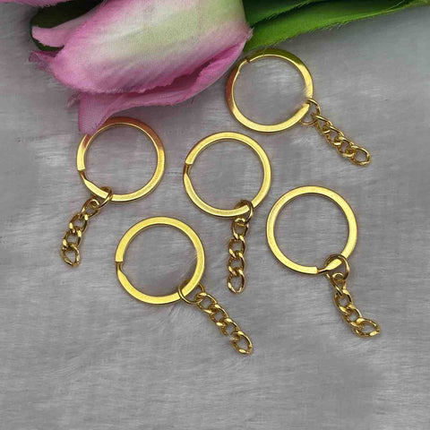 Gold Key Chain 2 cm Inner