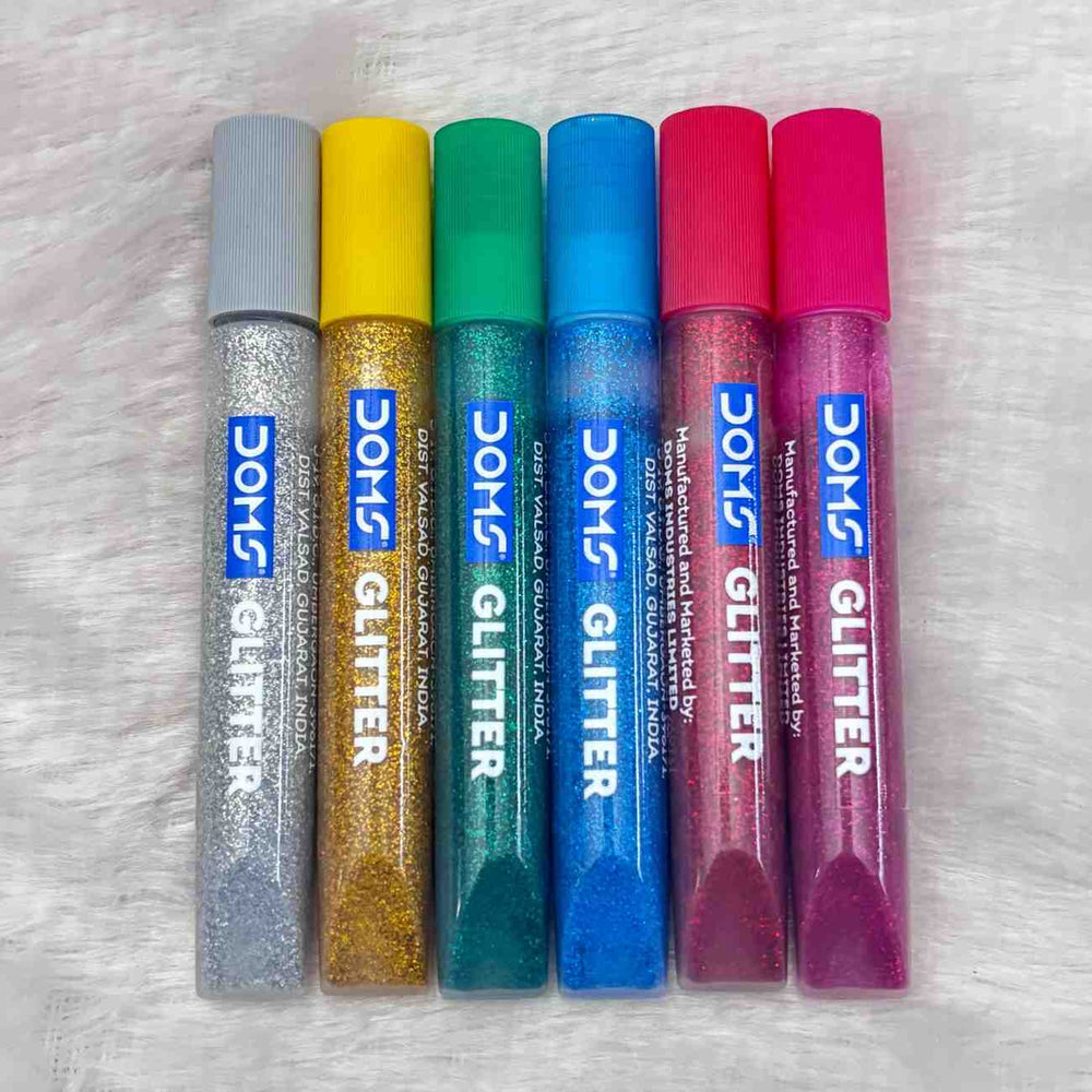 Doms Glitter 6 Shades - 1 Pack