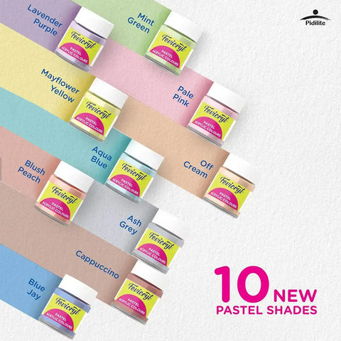 Pastel Acrylic 10 Colors Pack