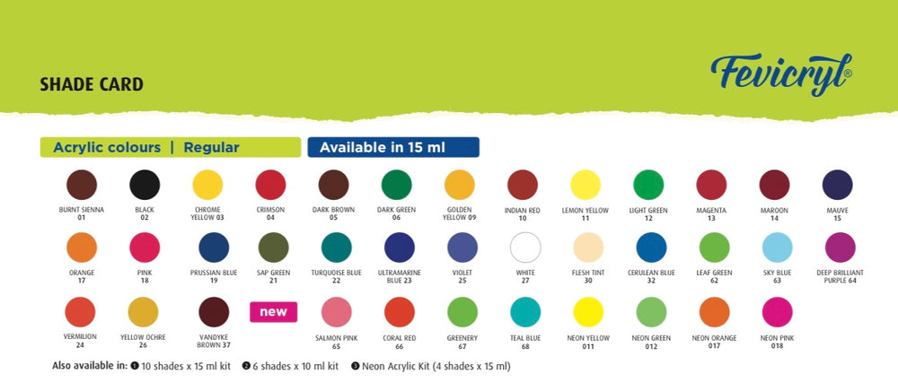 Acrylic Colors 15 ML - 1 Bottle
