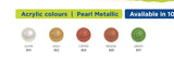 Pearl Metallic Colors - 10 ML
