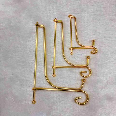 Gold Foldable Metal Stand - 1 Piece