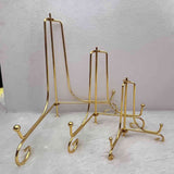 Gold Foldable Metal Stand - 1 Piece