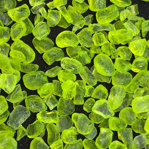 Radium Green Metallic Stones for Resin Art - 25 gm