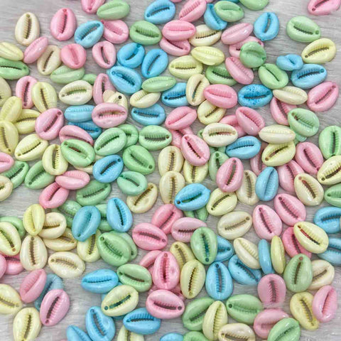 Pastel Cowrie Shell - 10 gm