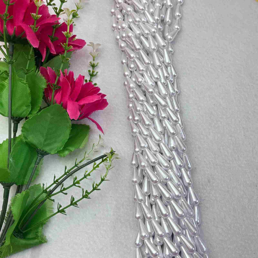 10mm Pearl Wheat Beads - 1 Line
