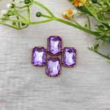 10 x 14 Rectangle Crystal - 1 Piece