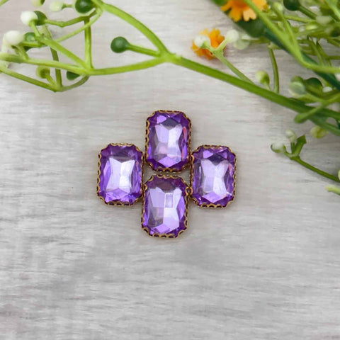 10 x 14 Rectangle Crystal - 1 Piece