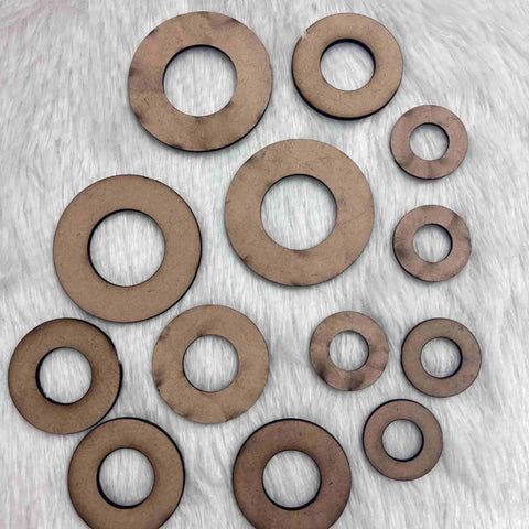 Round Hole MDF - 5 Pieces