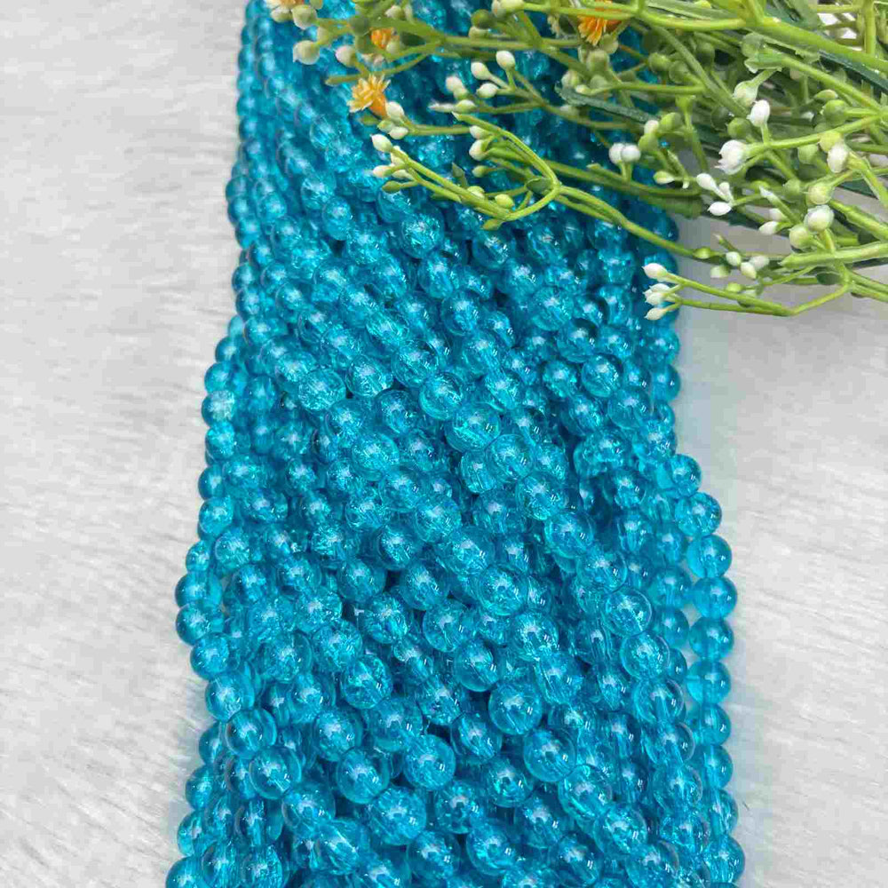 Crackle Beads D9 - 1 Line