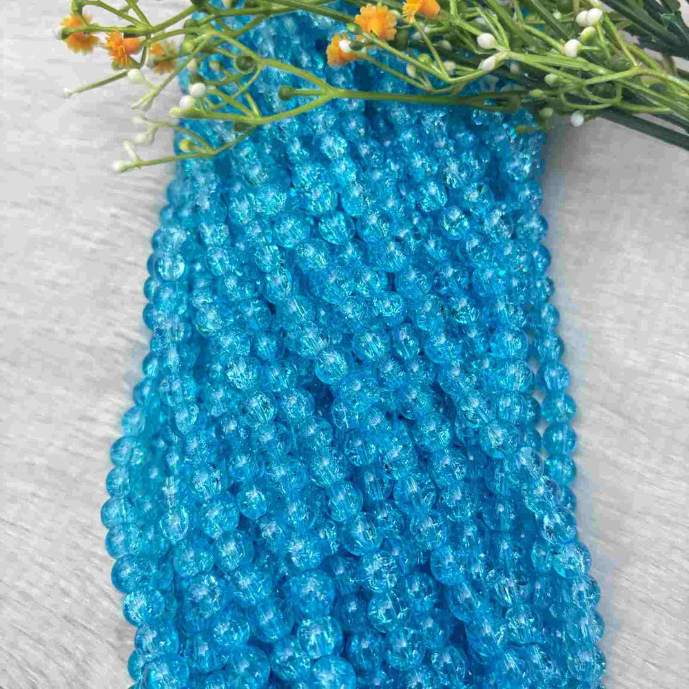 Crackle Beads D11 - 1 Line