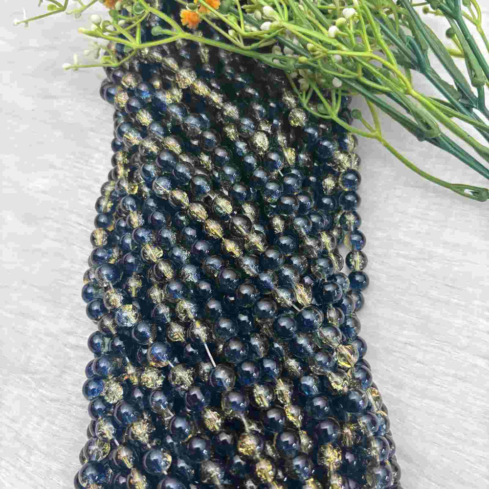 Crackle Beads D16 - 1 Line