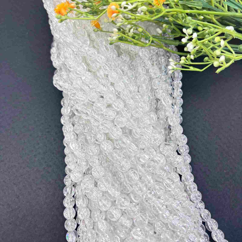 Crackle Beads D18 - 1 Line