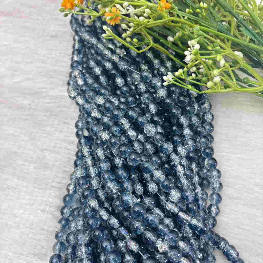 Crackle Beads D17- 1 Line
