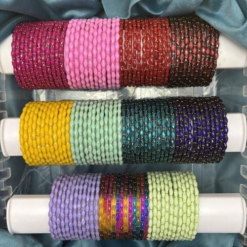Rain drop knot bangles